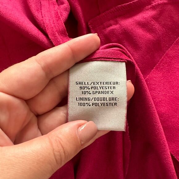 BAGATELLE Faux Suede Draped Moto Blazer‎ NWOT Small - Picture 4 of 4